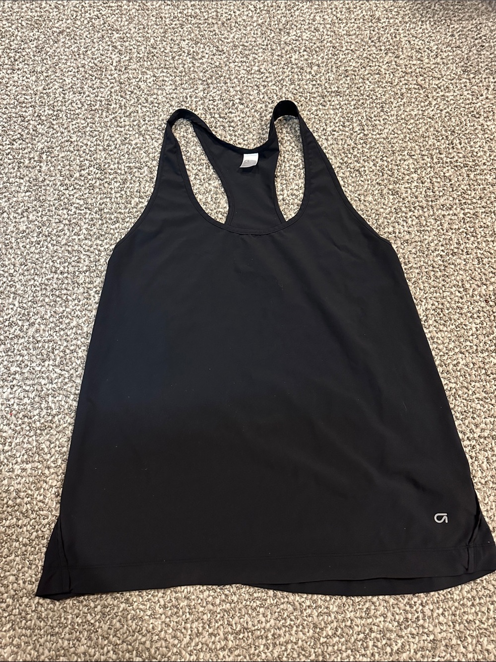 GAP Black Racerback Tank Top